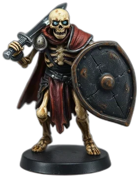 Skeleton warriors miniature