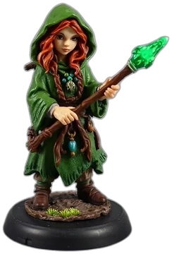 Ysolde the hedge-witch miniature