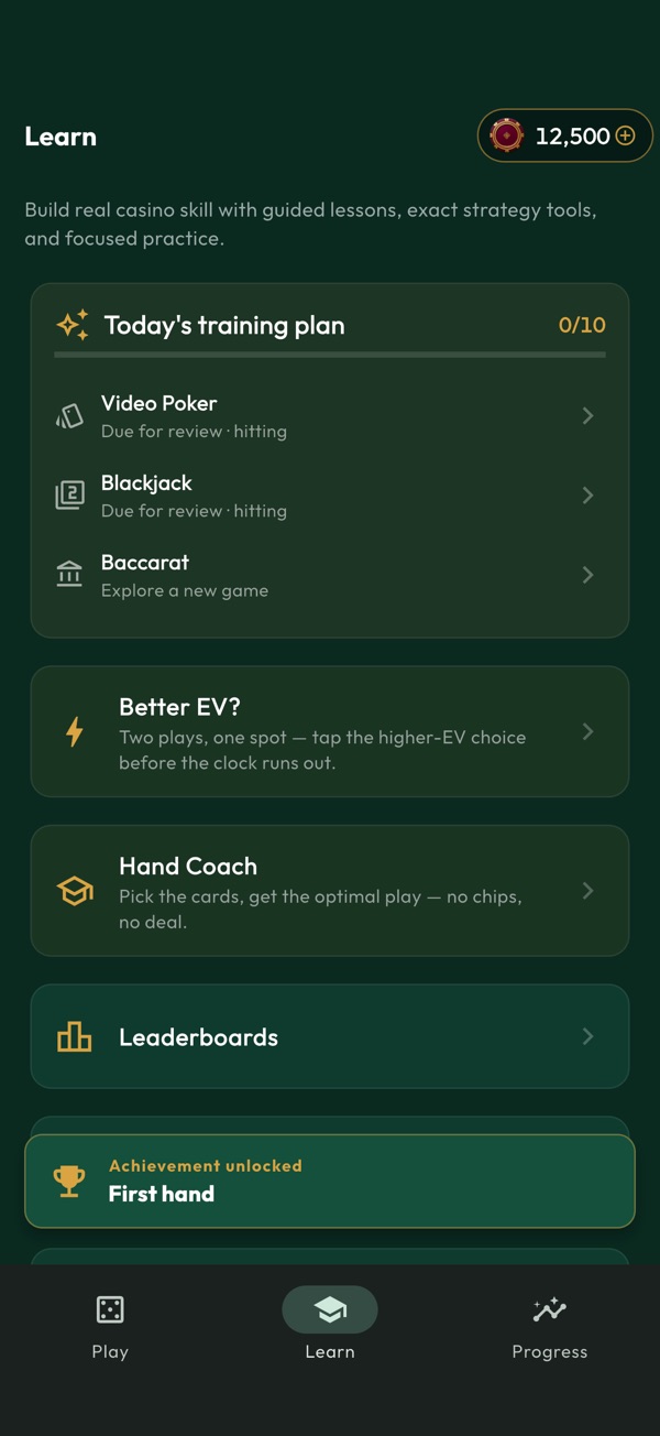 Guided strategy lessons